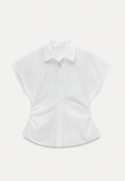 Women’s Short Sleeve Button Down Shirt 