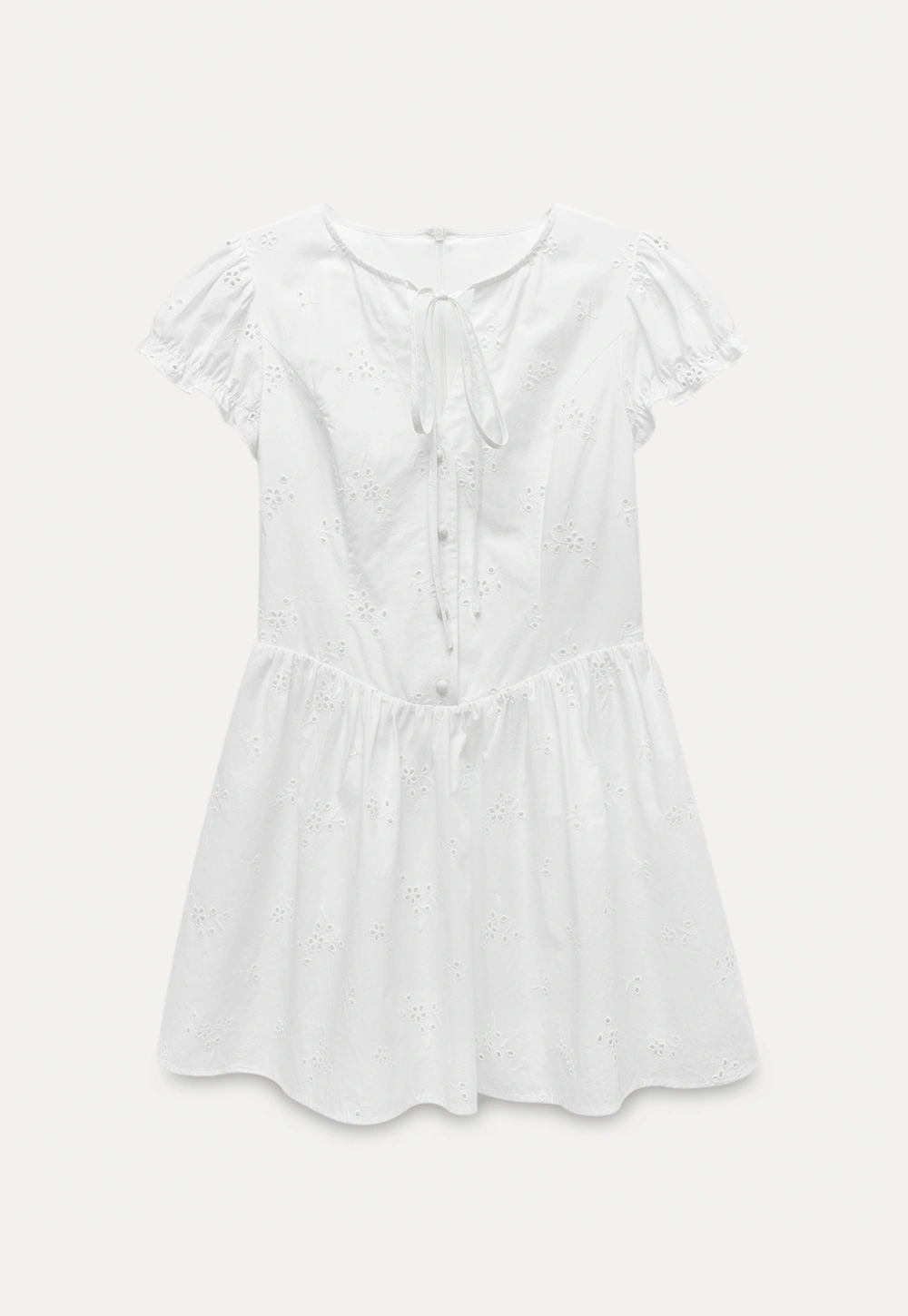 Women’s Sleeveless Eyelet Mini Dress