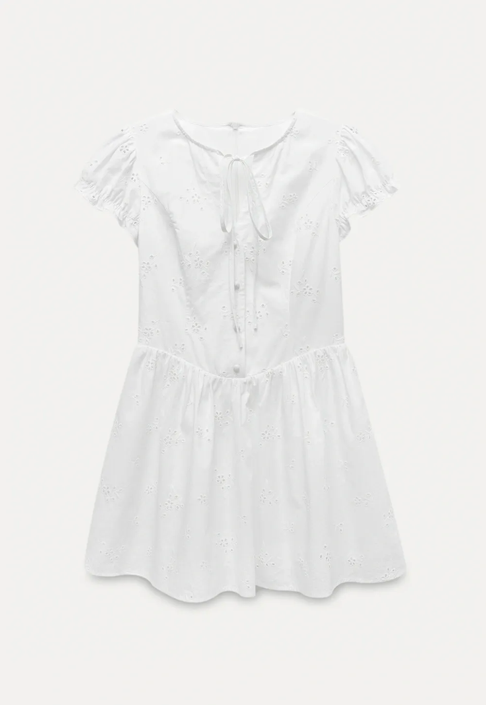 Women’s Sleeveless Eyelet Mini Dress