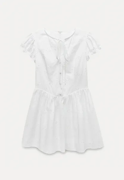 Women’s Sleeveless Eyelet Mini Dress