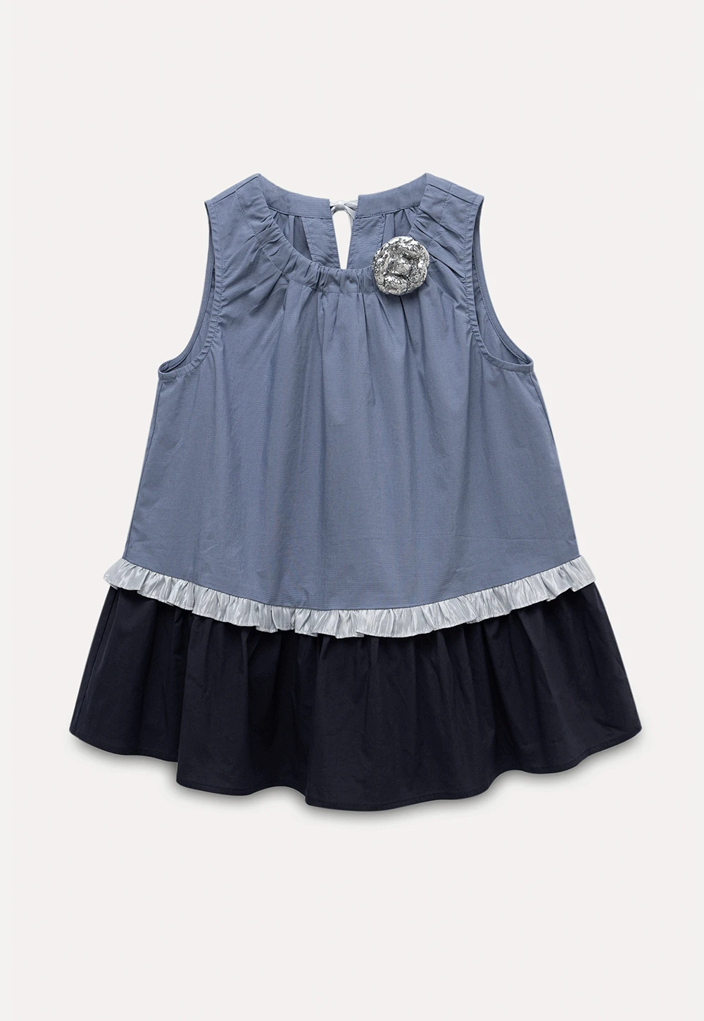 Women’s Layered Ruffle-Hem Sleeveless Vest
