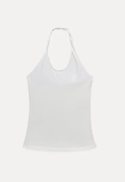 Striped Off Shoulder Top & Halter Cami
