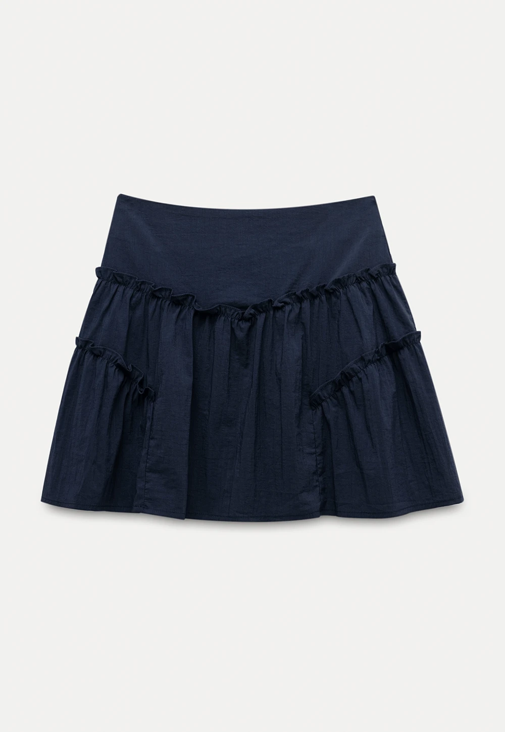 Ruffled Tiered Mini Skirt
