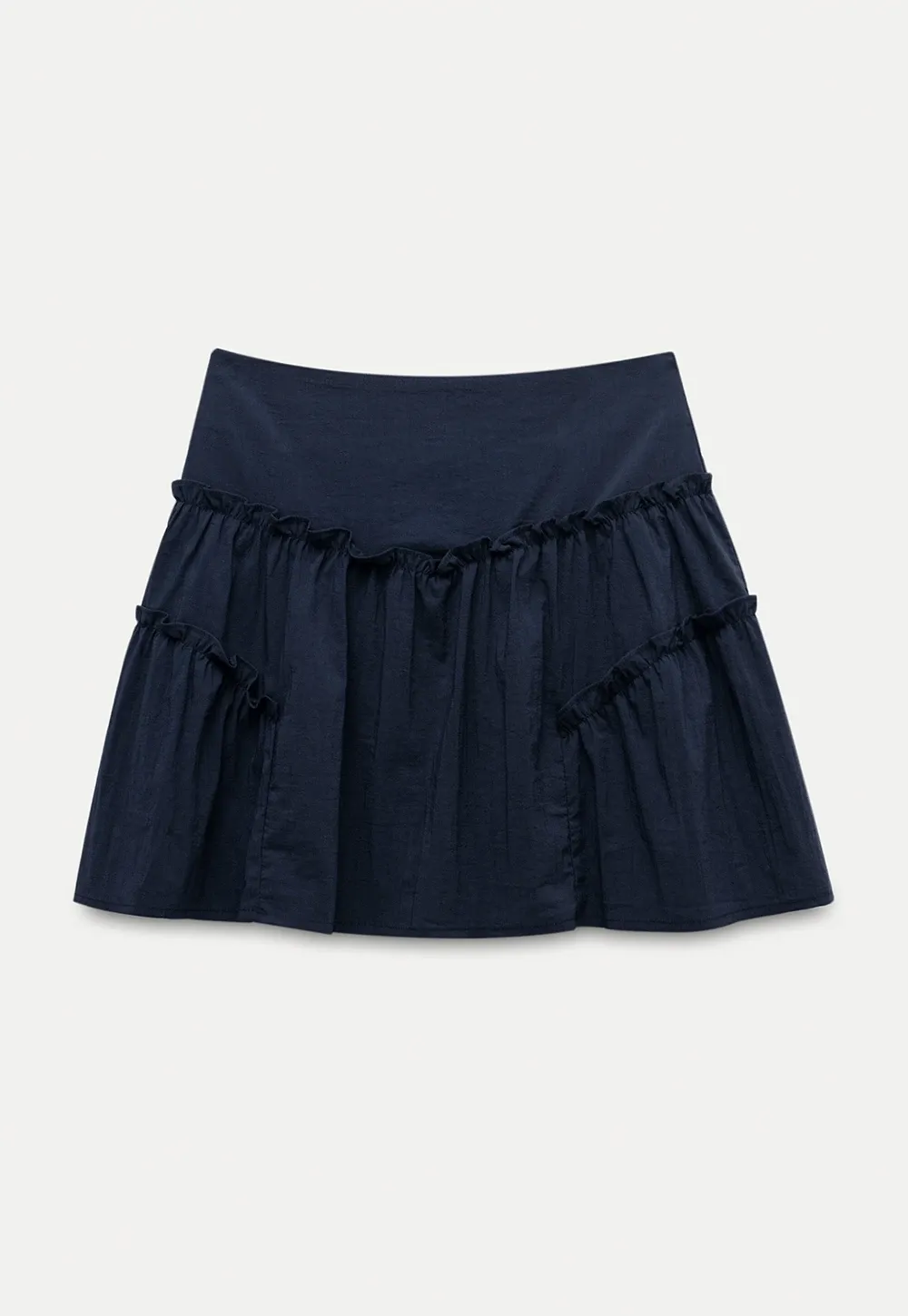 Ruffled Tiered Mini Skirt