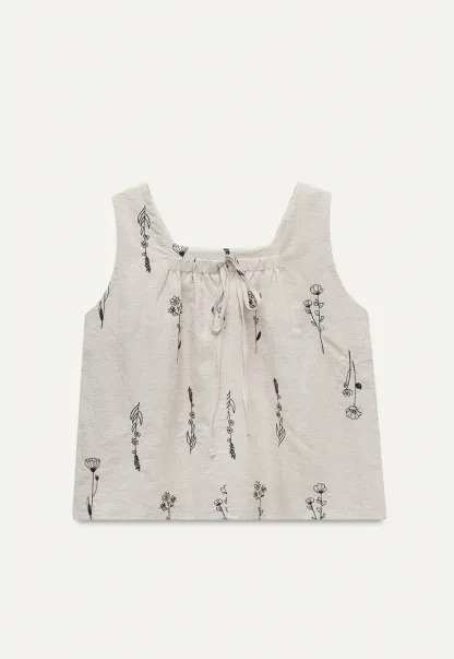 Women’s Floral Tie-Front Tank Top