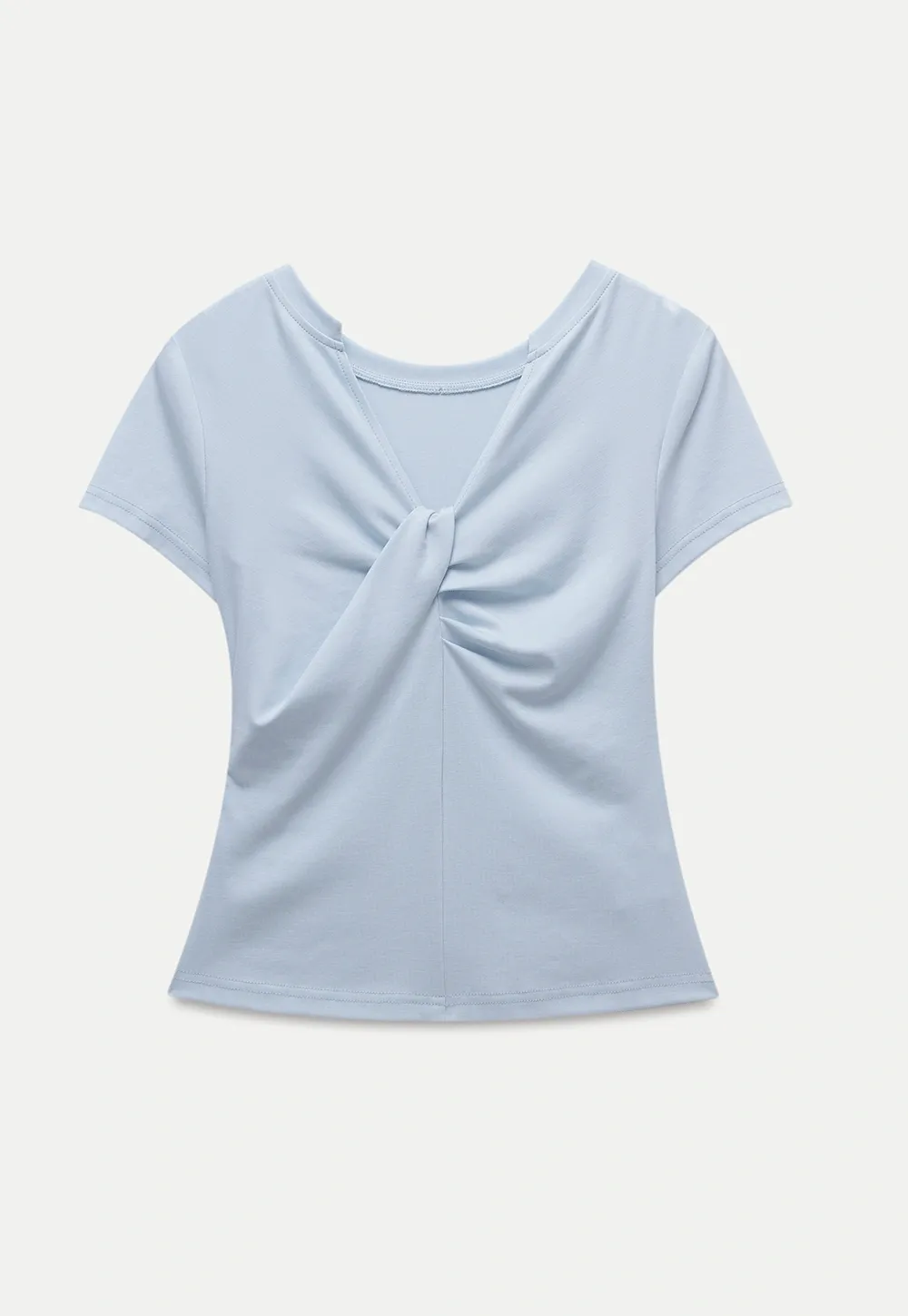 Women’s Ruched Twist Front Tee