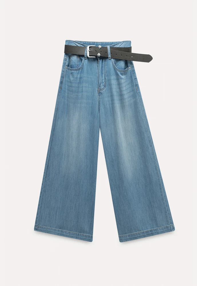 Women’s Wide-Leg High-Rise Denim Jeans