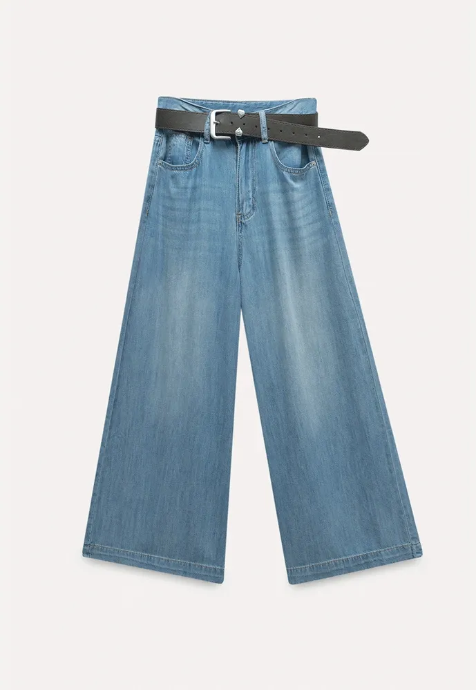 Women’s Wide-Leg High-Rise Denim Jeans