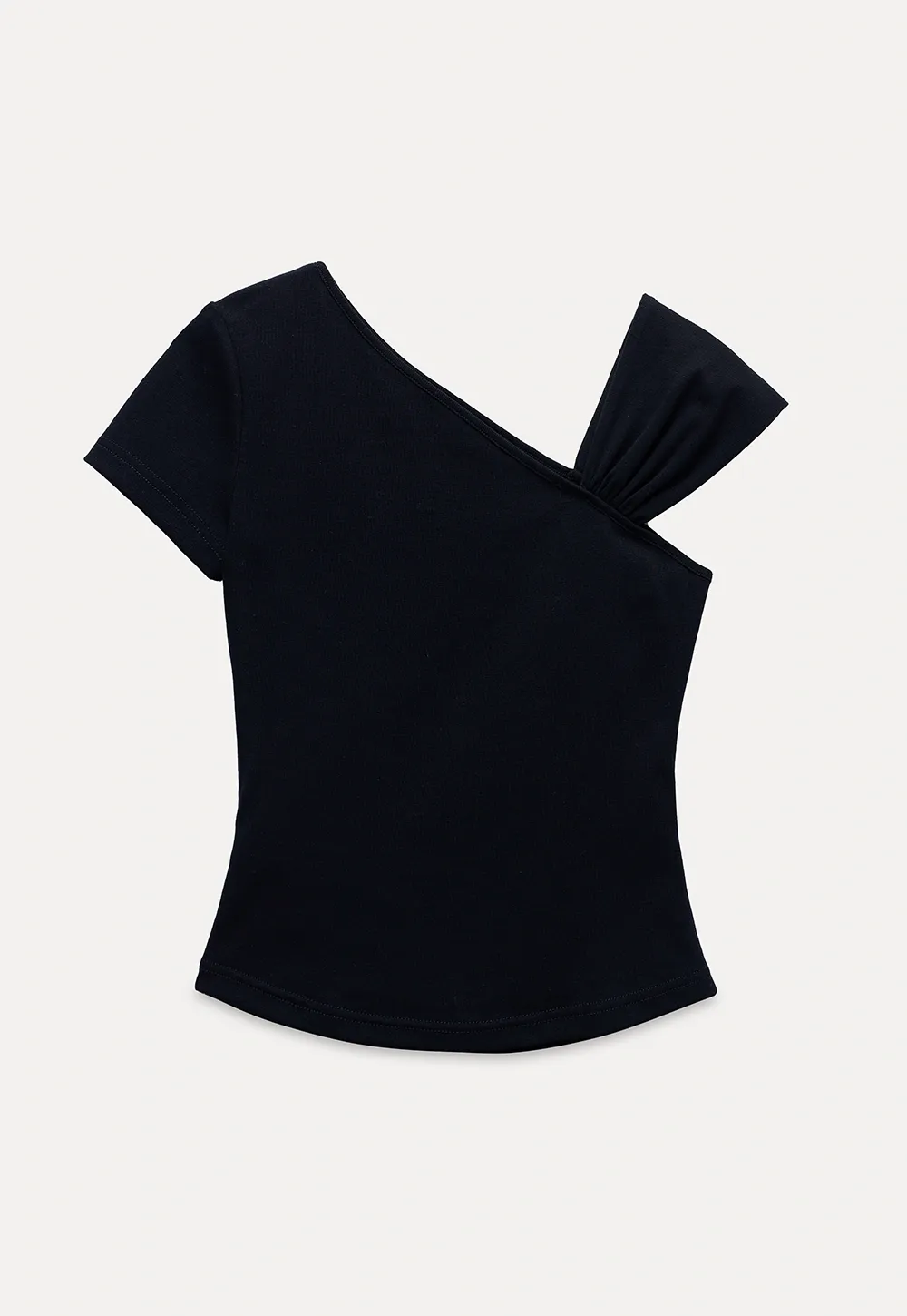 Asymmetric Bow Shoulder Top