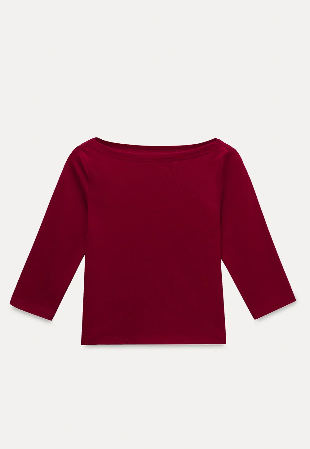 Women's Boat Neck 3/4 Sleeve Top