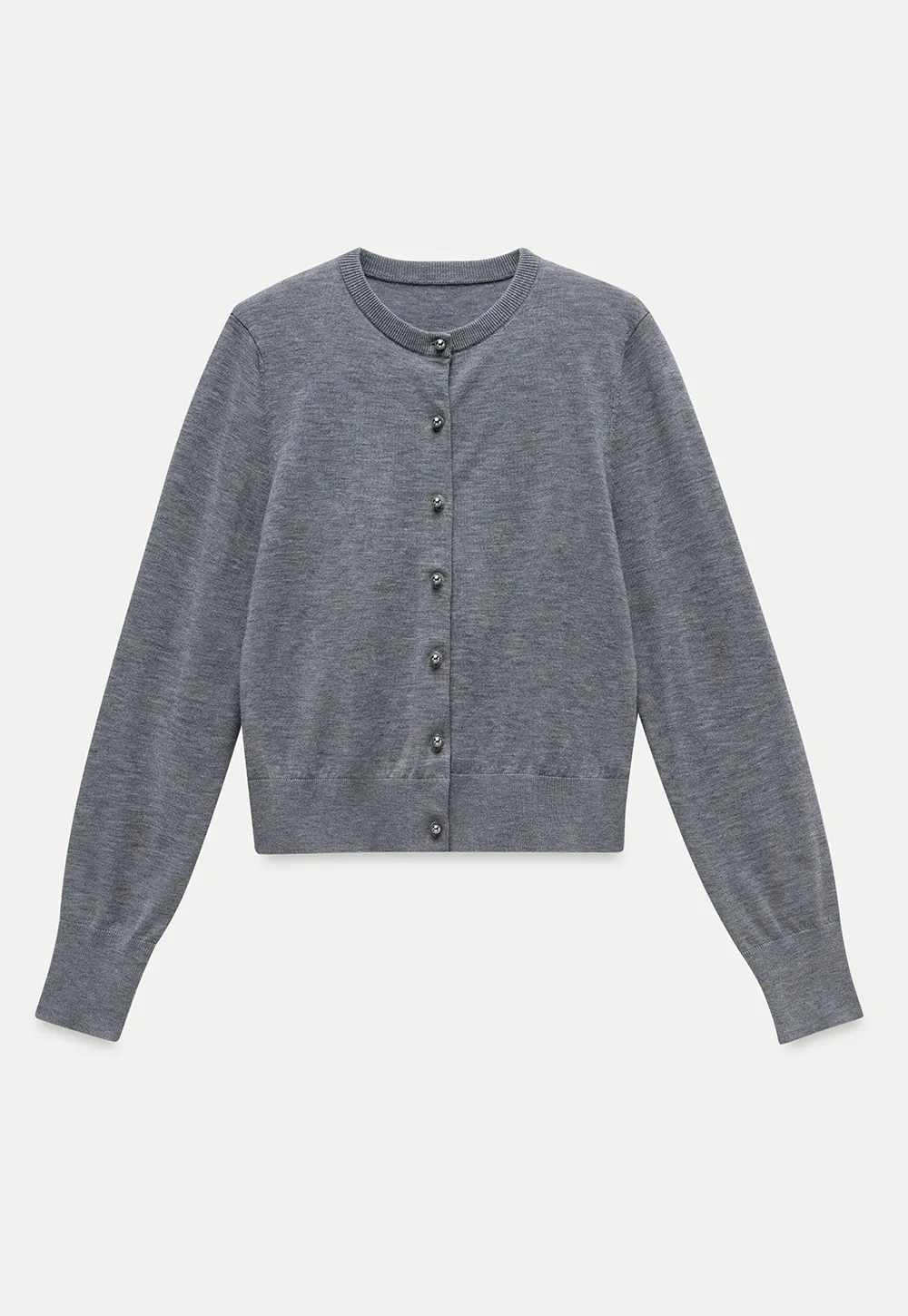 Women's Classic Button-Up Knit Cardigan