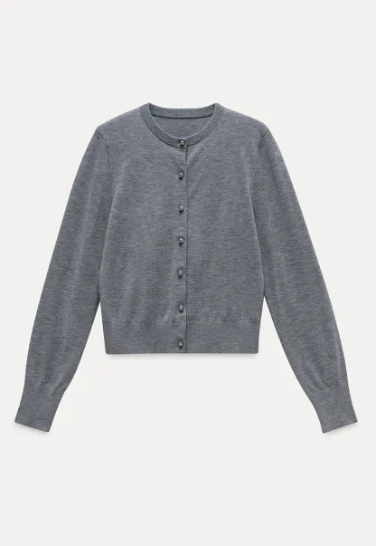 Women's Classic Button-Up Knit Cardigan