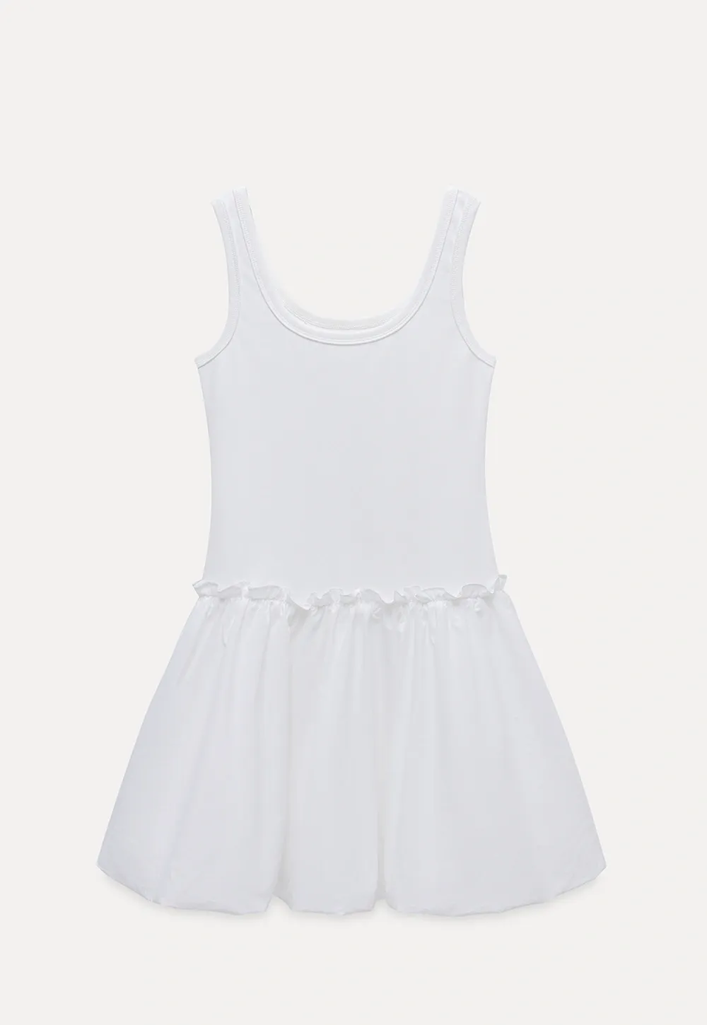 Bubble Hem Mini Dress