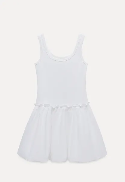 Bubble Hem Mini Dress