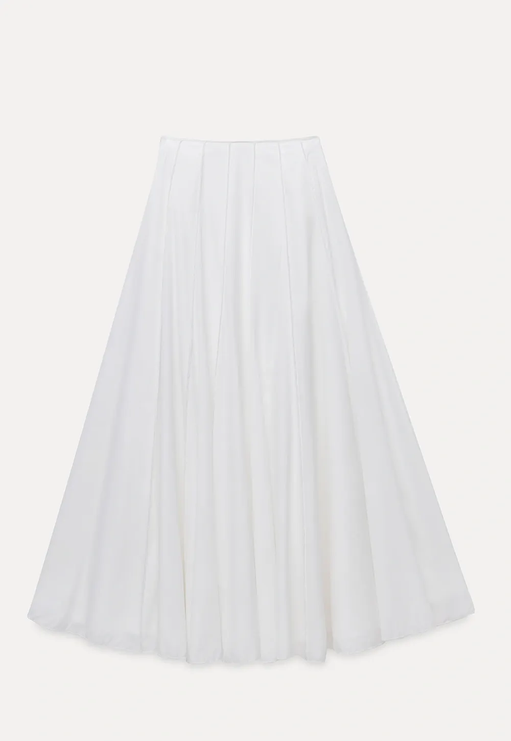 Women's High Waist Pleated Maxi Skirt