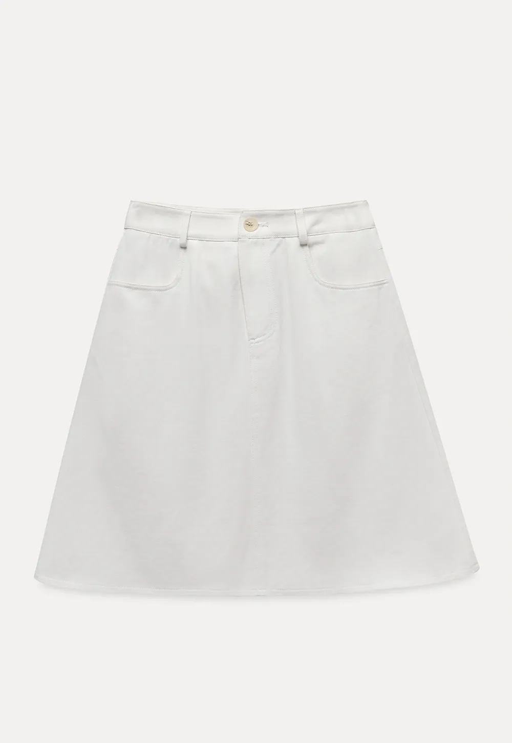 Women's A-Line Mini Skirt with Pockets