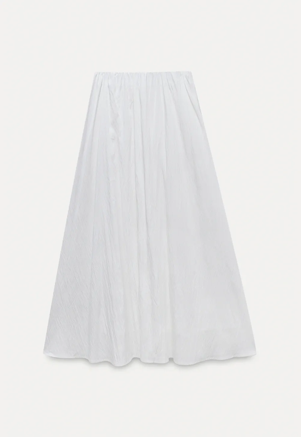 Women's High Waist Maxi Skirt with Flowing Hem