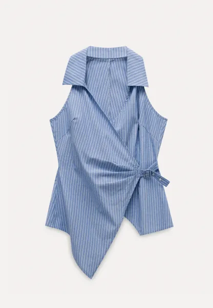 Women’s Striped Sleeveless Shirt