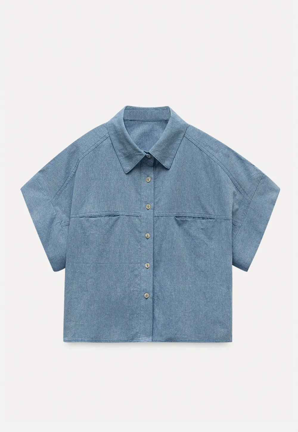 Women’s Denim Button Down Shirt