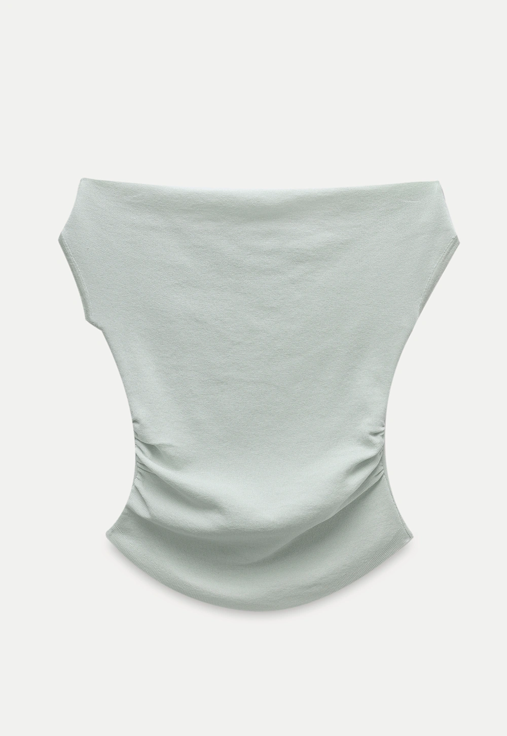 Women’s Off‑Shoulder Ruched Knit Top
