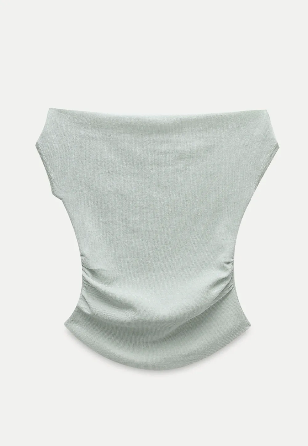 Women’s Off‑Shoulder Ruched Knit Top