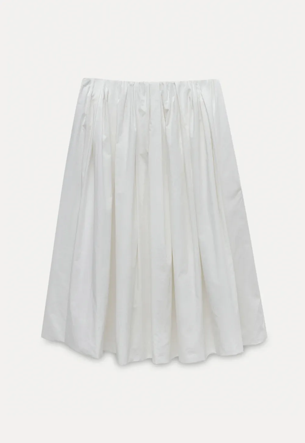 Women's High Waist Pleated A-Line Mini Skirt