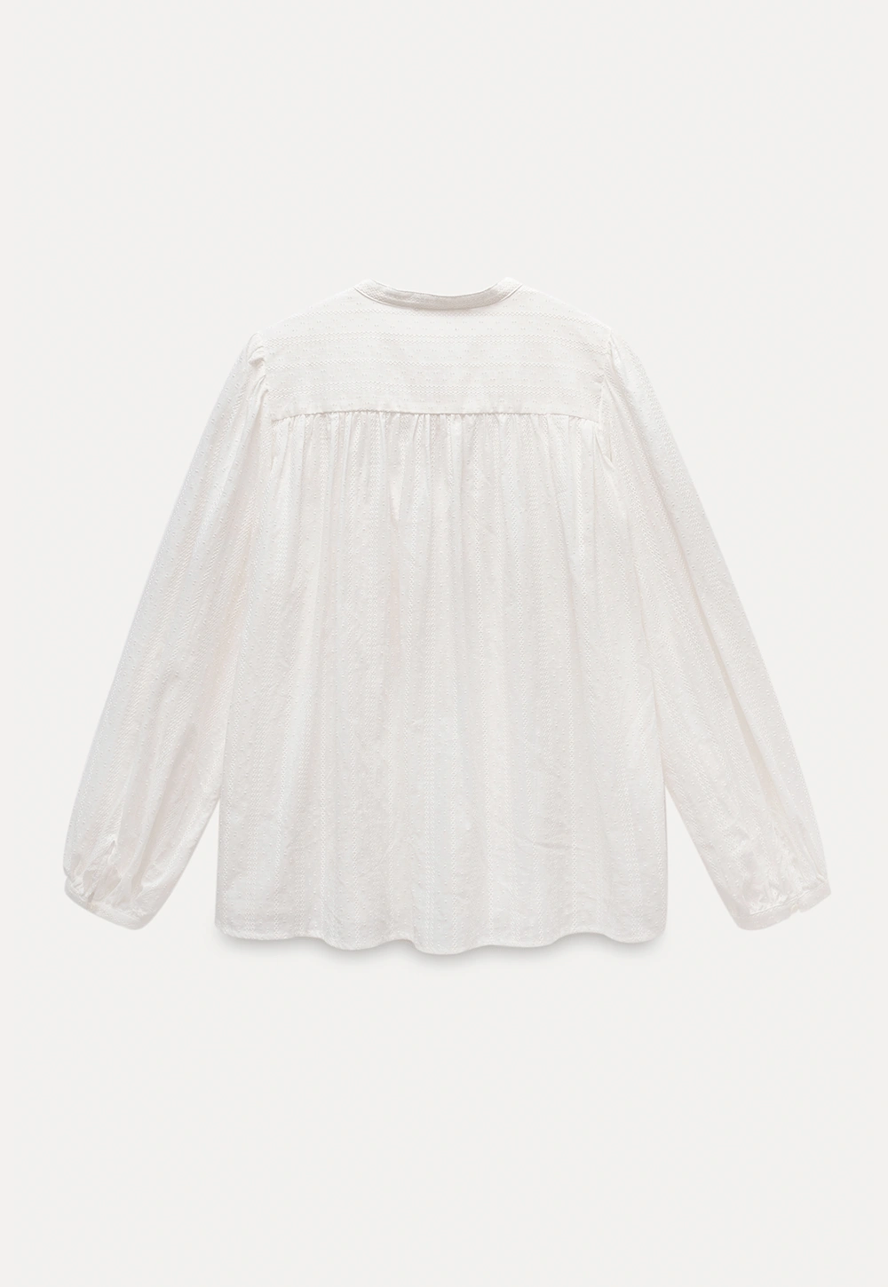 Women's Boho Tassel Tie Hollow Out Long Sleeve Shirt & Pleated Skirt Set