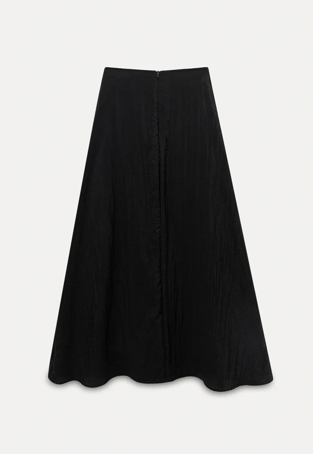 Women's Ruffle Hem Asymmetrical High Waist Skirt