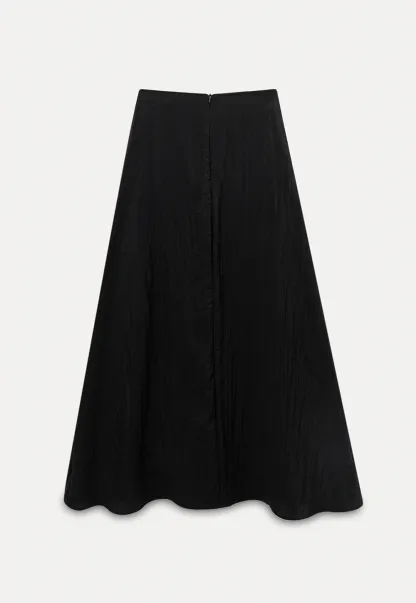 Women's Ruffle Hem Asymmetrical High Waist Skirt