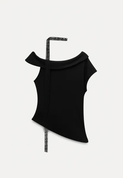 Women’s Asymmetrical Off Shoulder Top