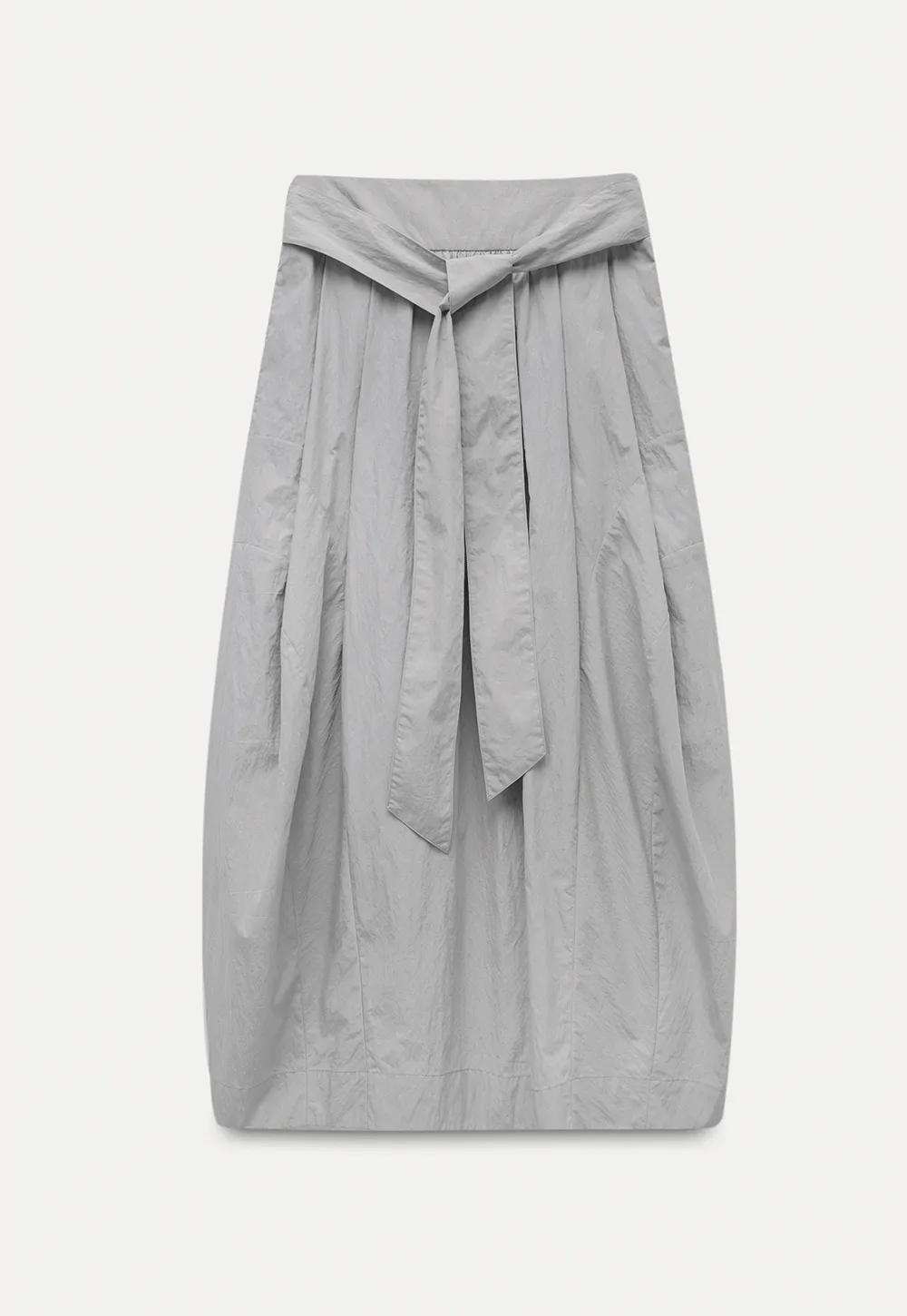 Women’s High-Waist Balloon Midi Skirt