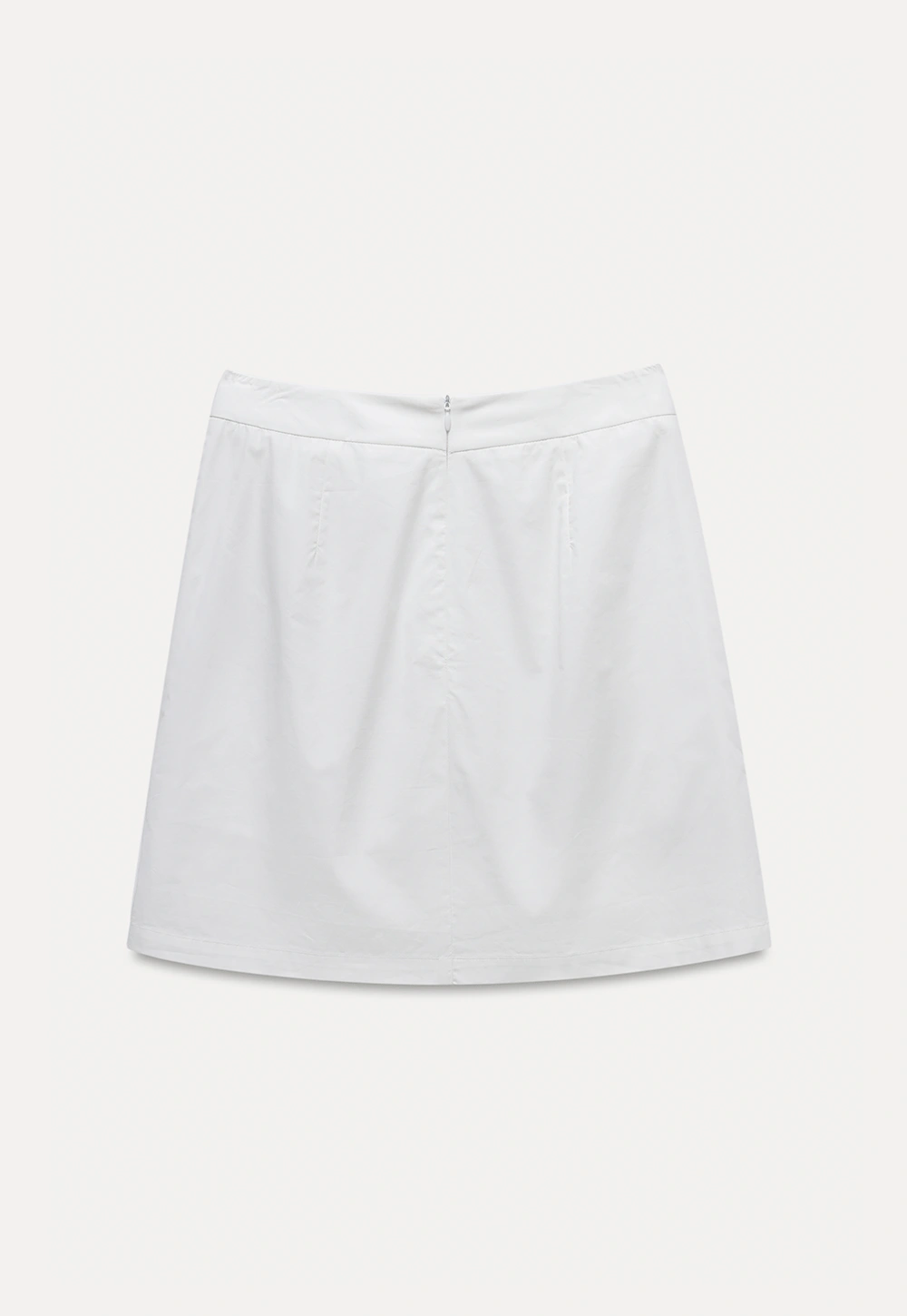 Women’s White Ruffled Skirt