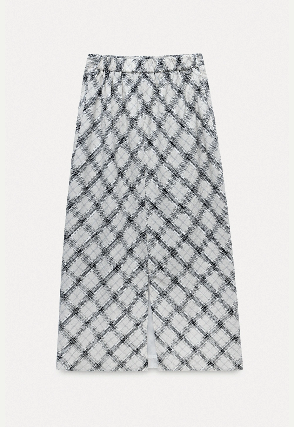 Women’s Plaid A-Line Midi Skirt