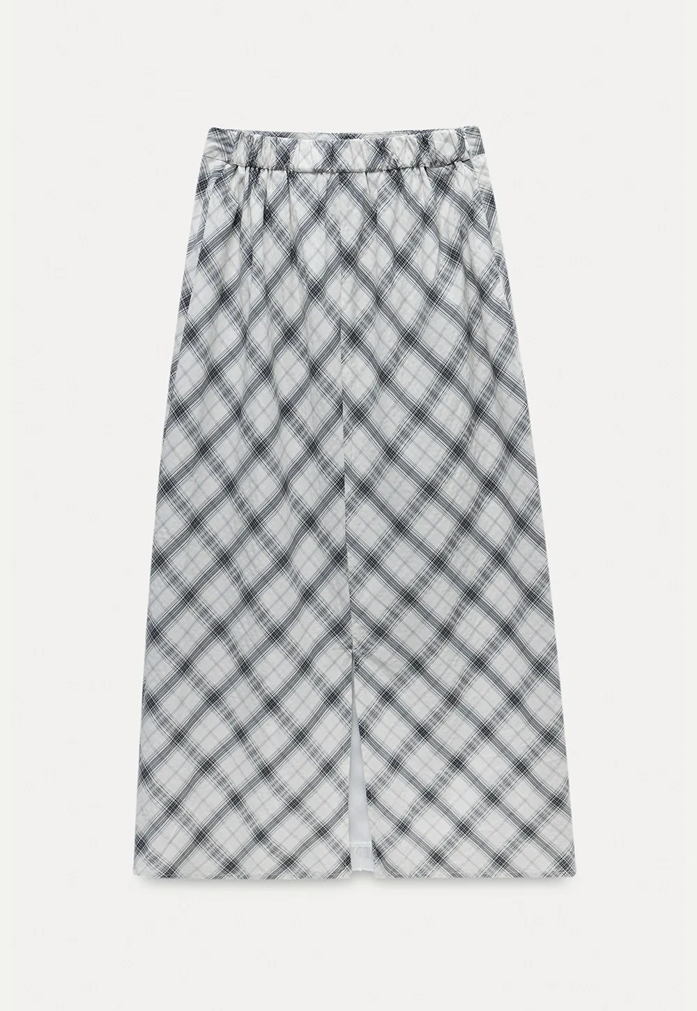 Women’s Plaid A-Line Midi Skirt