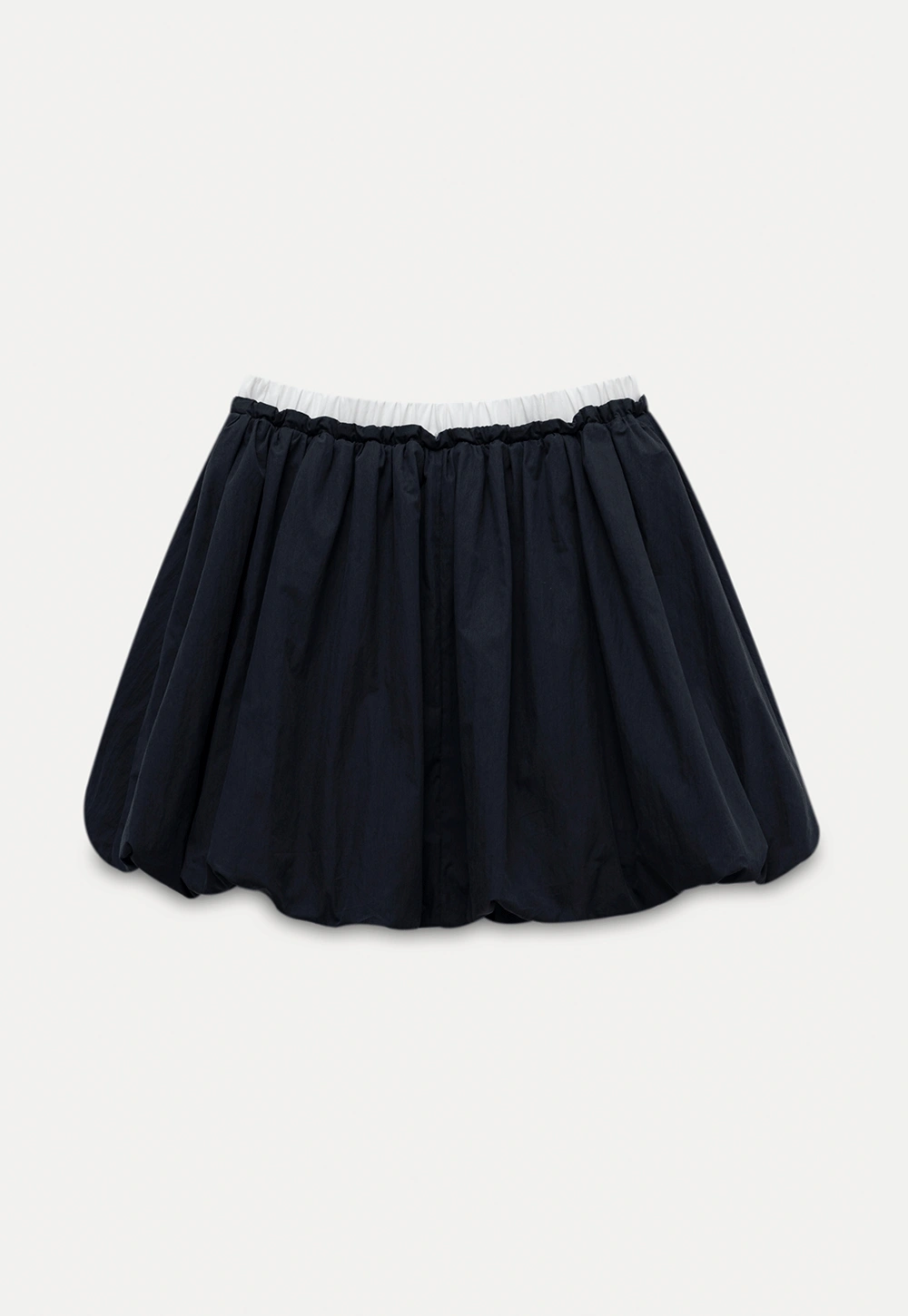 ★GANISONG★ Bubble Skirt_black Y2K Maxi Bubble Skirts for Women Elastic High Waist A Line