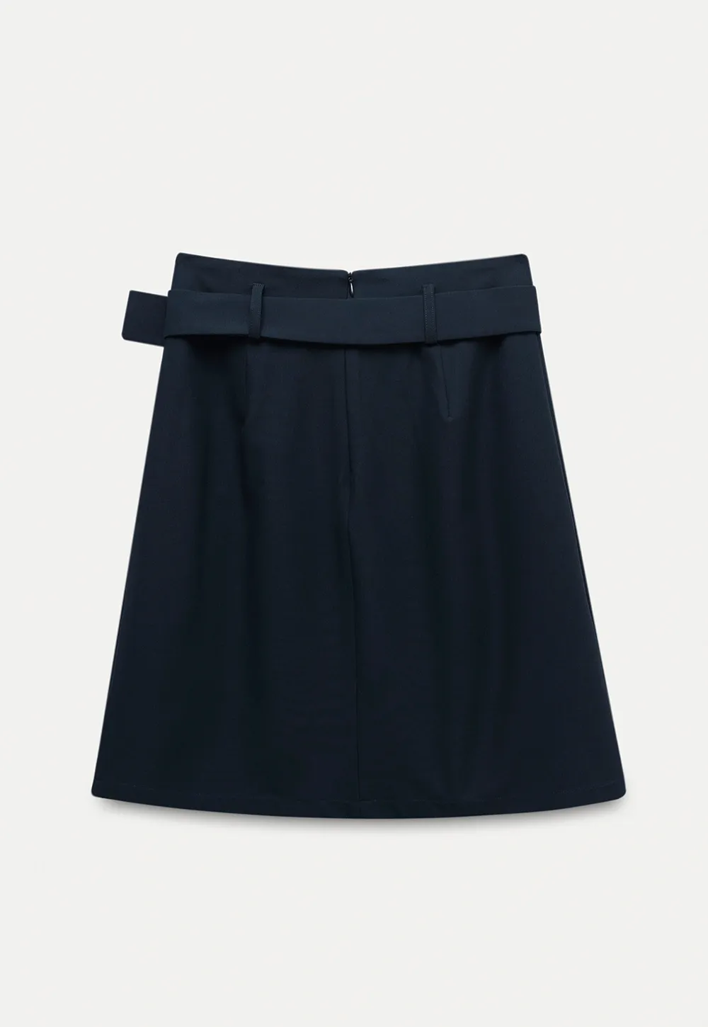 Women's High Waist Pleated Skirts with Belt