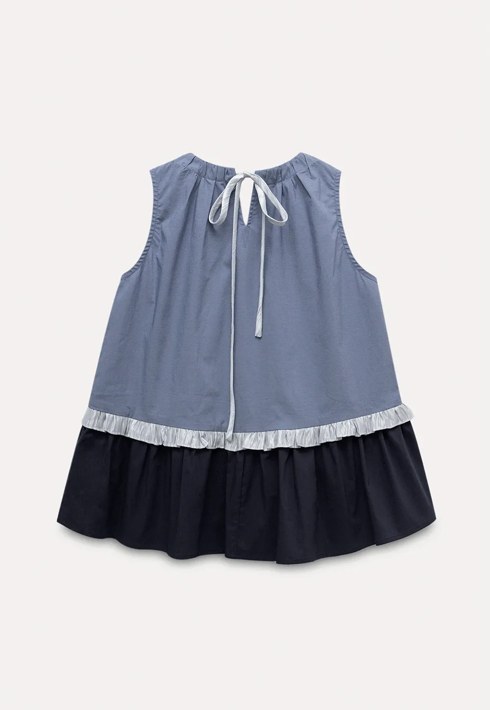 Women’s Layered Ruffle-Hem Sleeveless Vest
