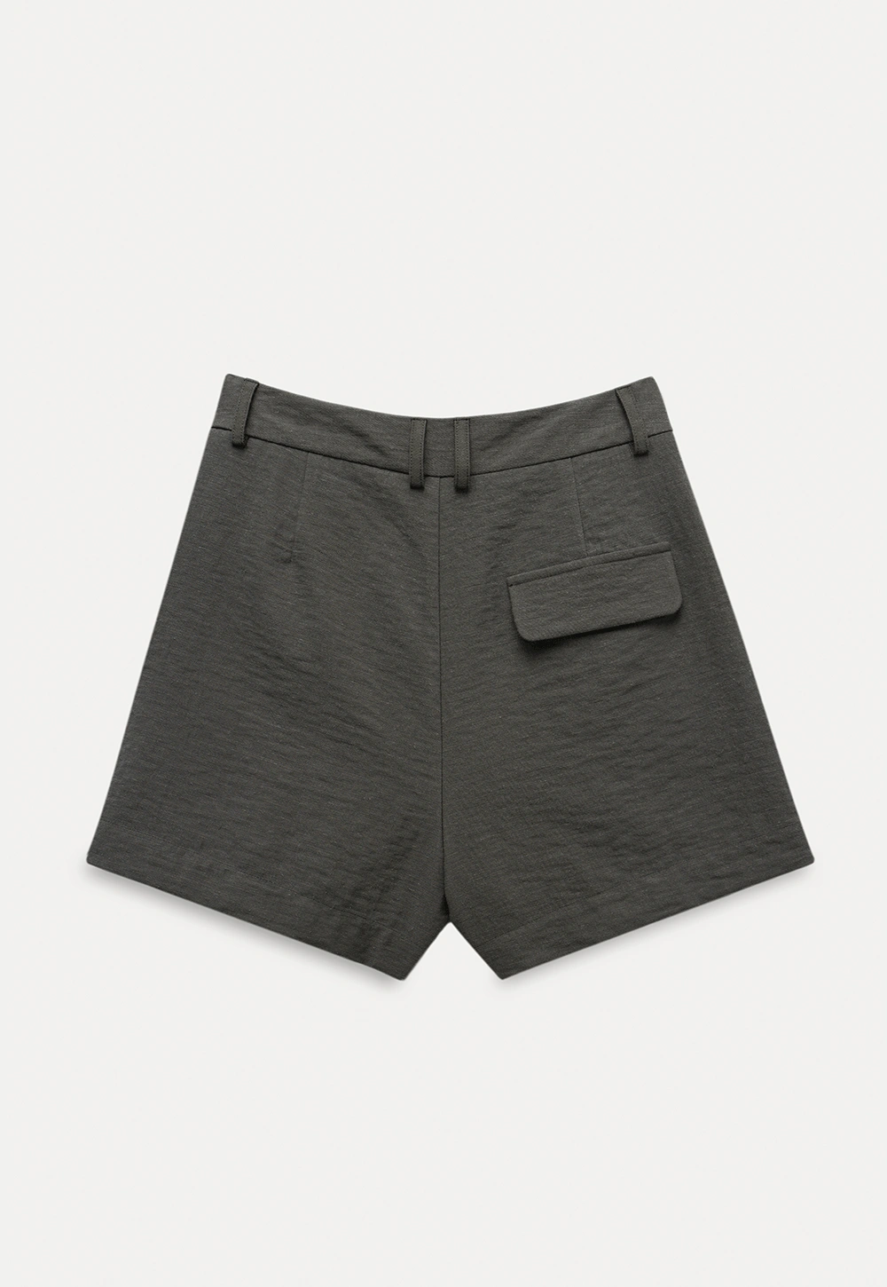 High Waisted Pleated Shorts