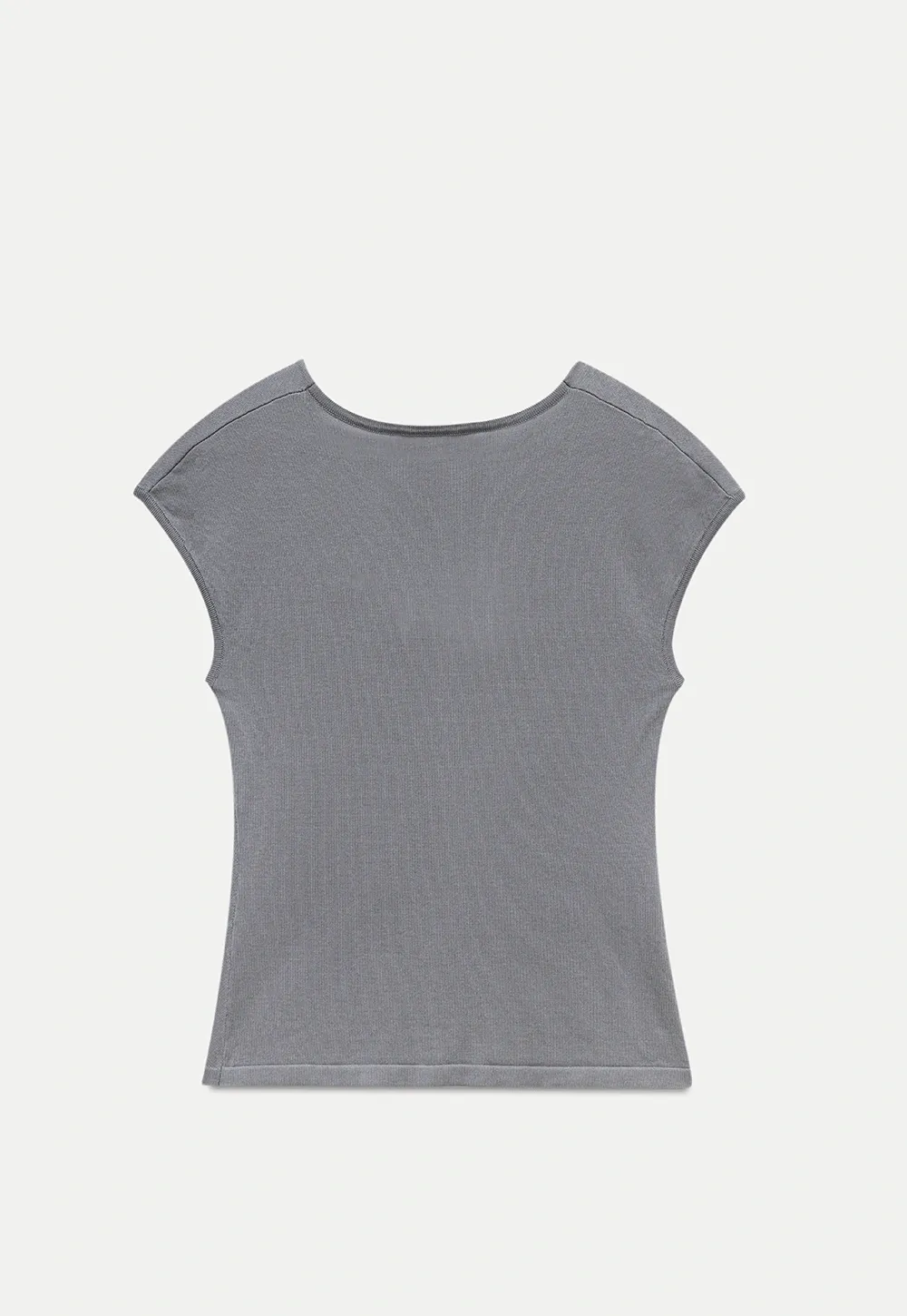 Women’s Ruched Front Slim Fit Cap Sleeve Top