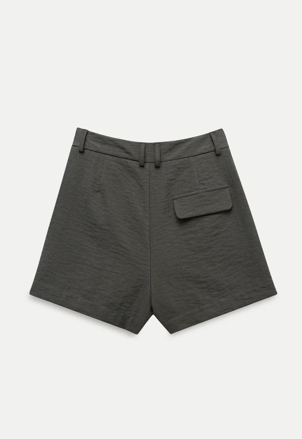High Waisted Pleated Shorts