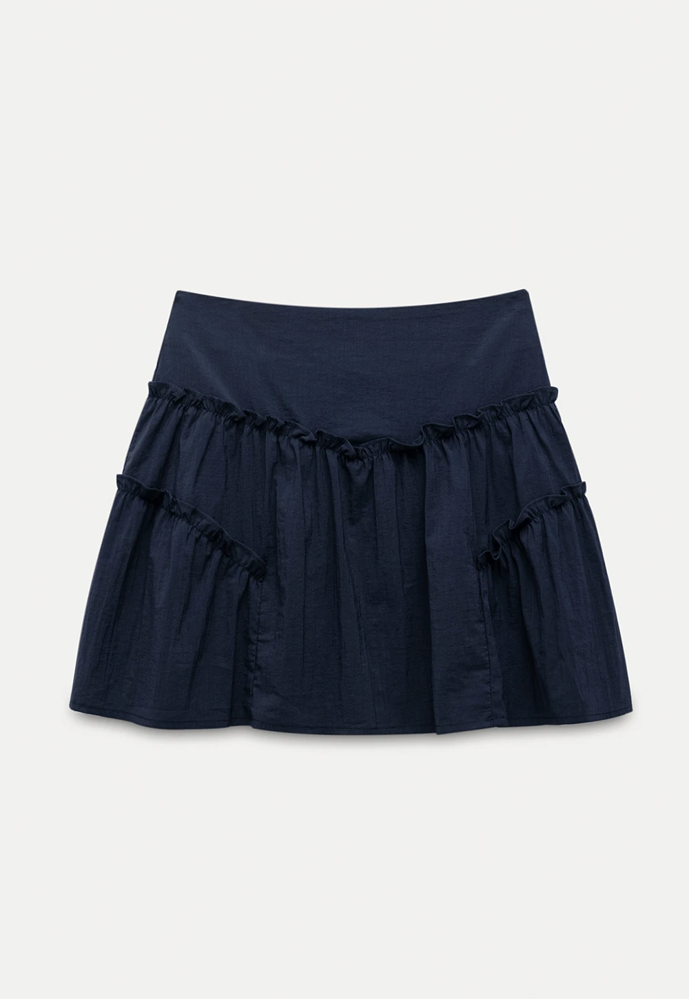 Ruffled Tiered Mini Skirt