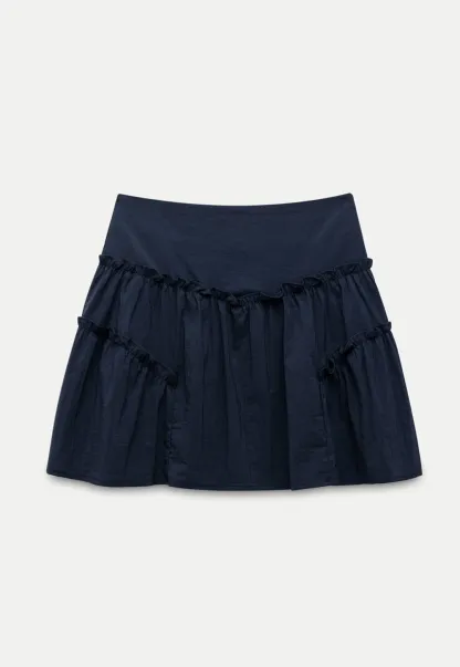 Ruffled Tiered Mini Skirt