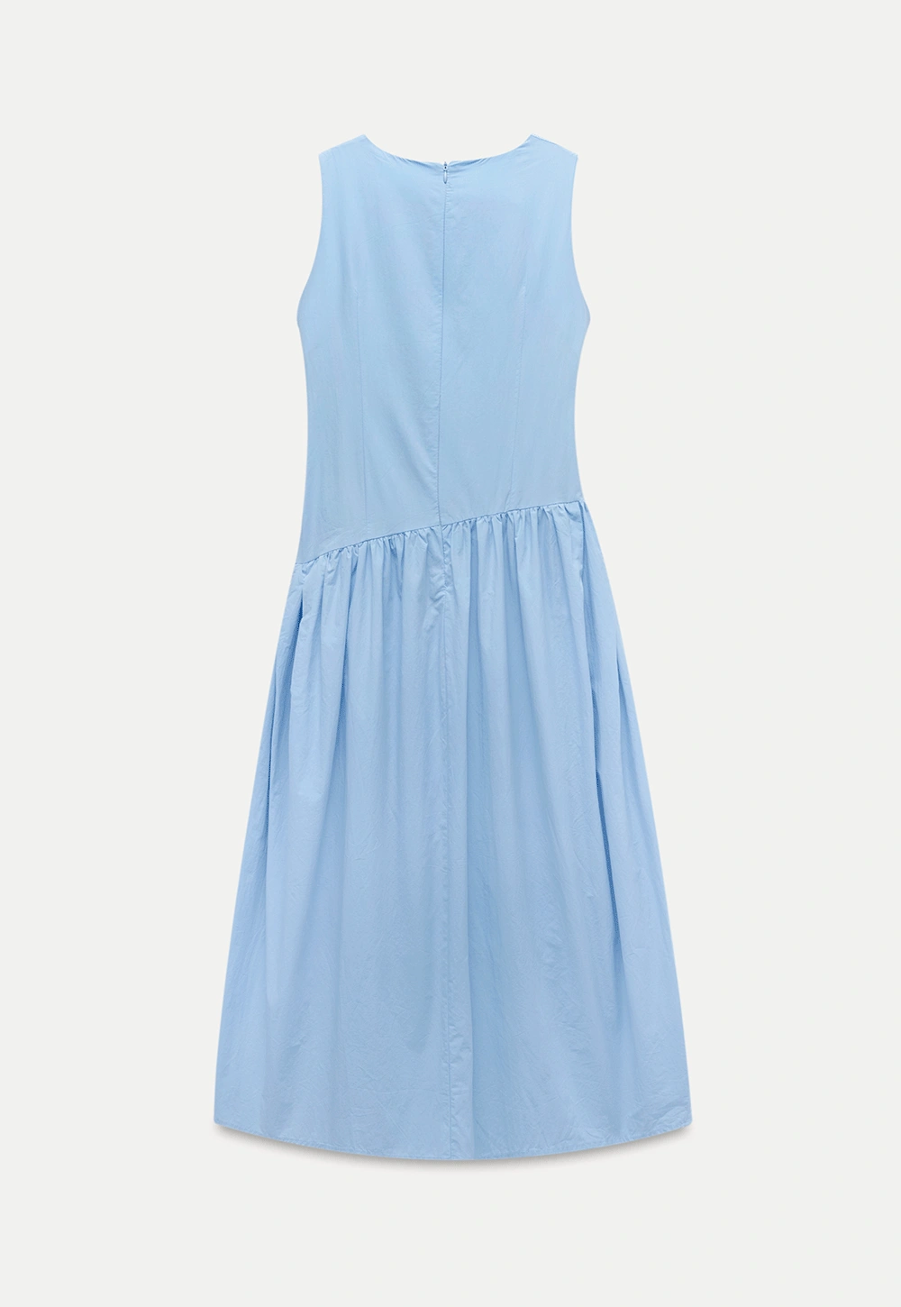 Women's Sleeveless Tie-Waist Midi Dress