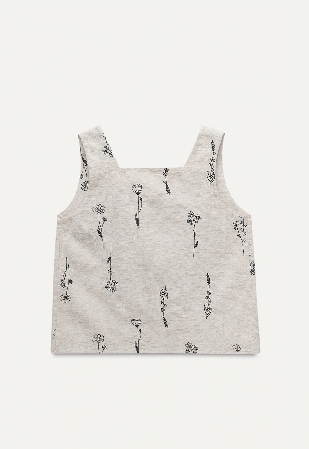 Women’s Floral Tie-Front Tank Top