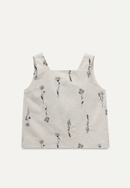 Women’s Floral Tie-Front Tank Top