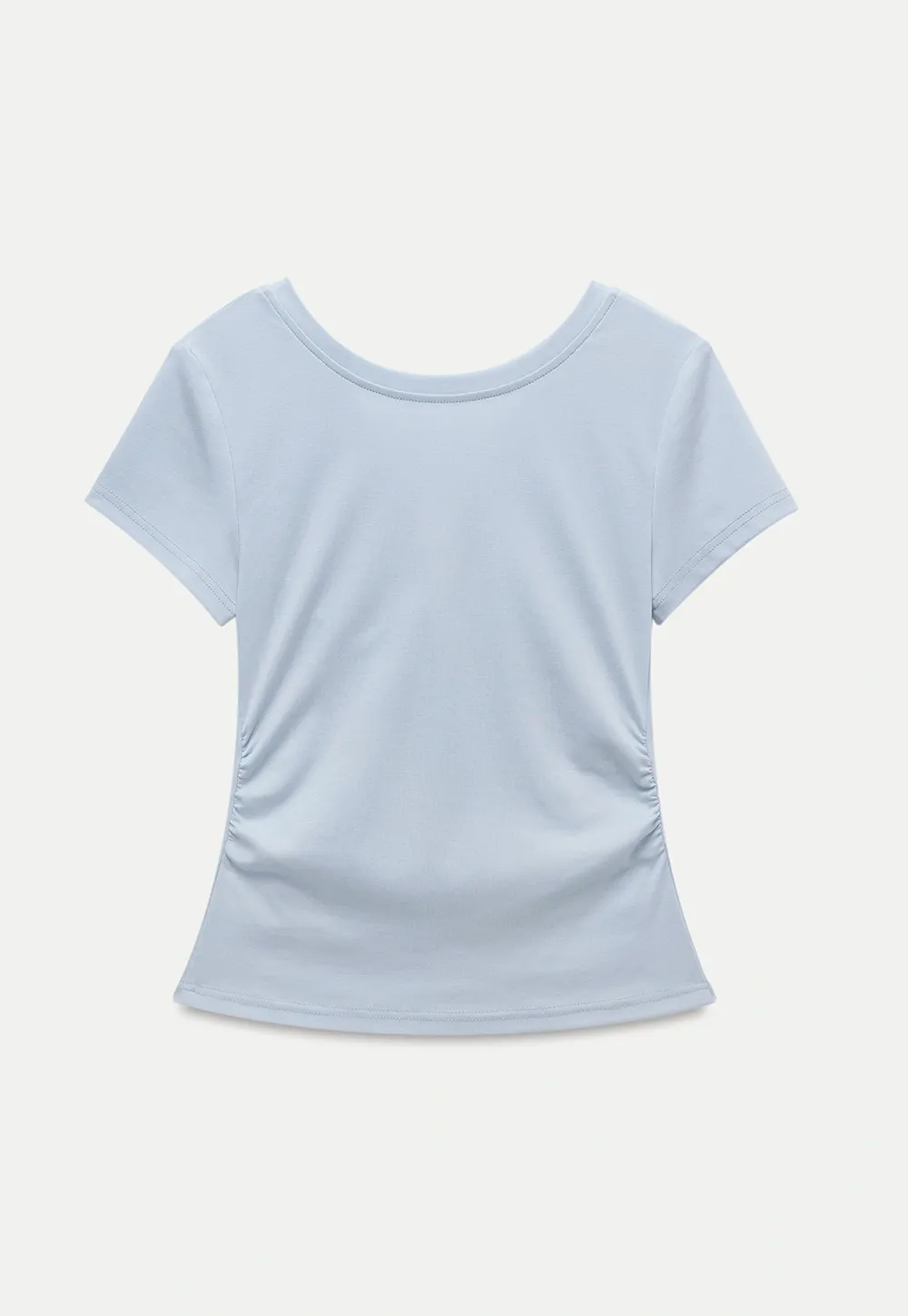 Women’s Ruched Twist Front Tee
