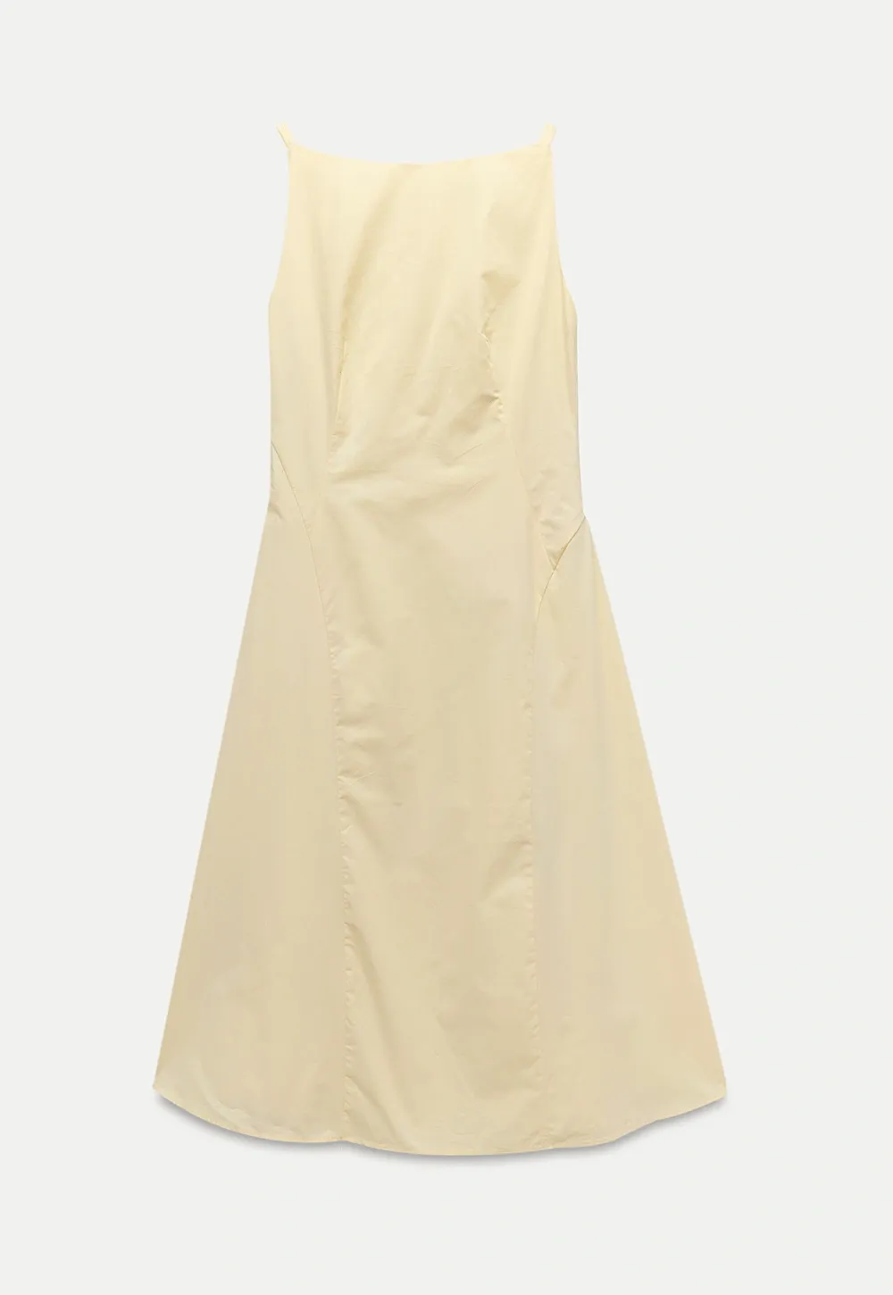 Women’s Boat Neck A-Line Midi Dress