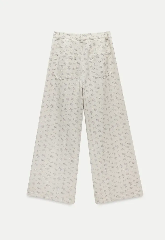 Women’s Ditsy Floral Wide-Leg Pants