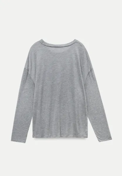 Sheer Lightweight Long Sleeve Tee