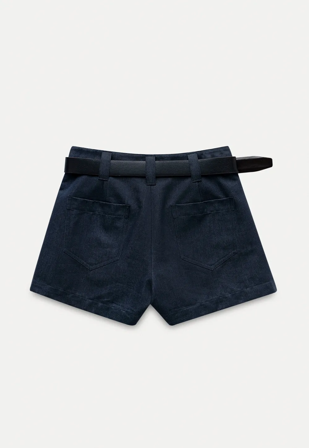 Women’s High Waist Belted Shorts